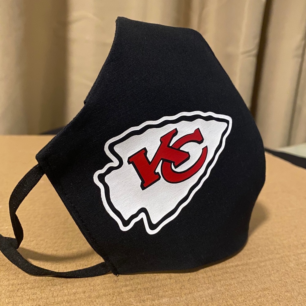 KC Chiefs Face Mask [ pointy nose]